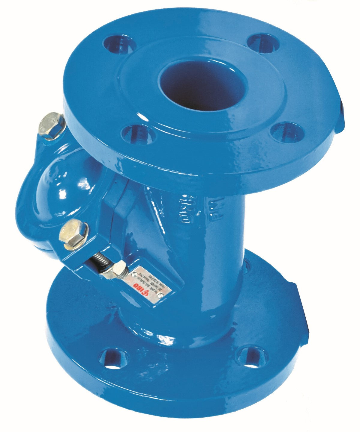 Ballzweigventil DN80 PN16 mit Kragen Ballzweigventil DN65 PN16 mit einem Kragen