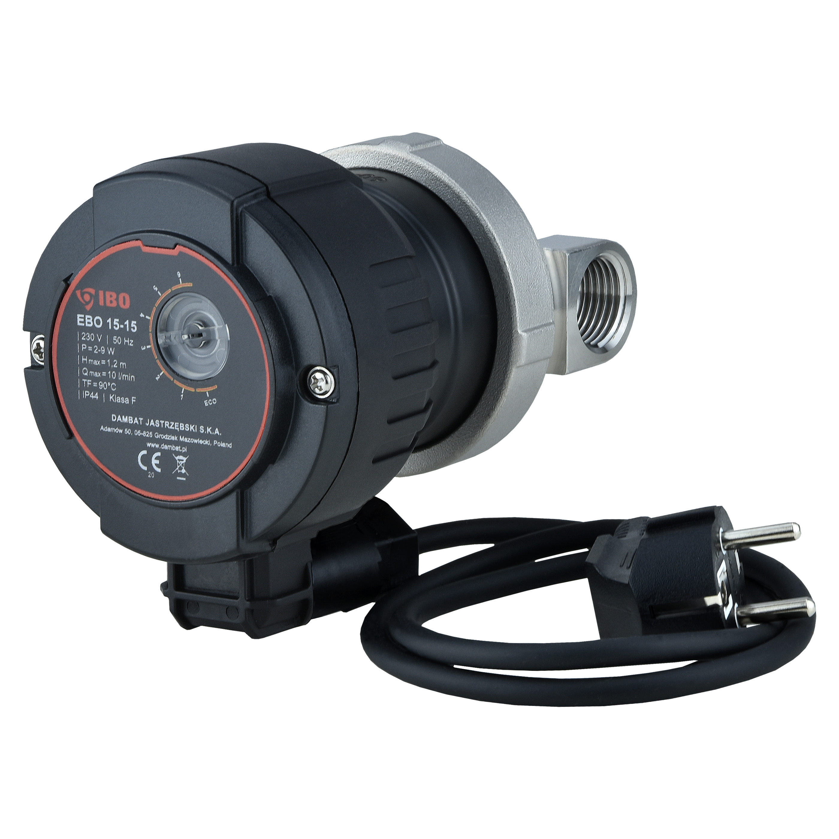 EBO 15-15 (2-9 W, 230 V) pompa cyrkulacyjna C.W.U. EBO 15-15 (2-9 W, 230 V) pompa cyrkulacyjna C.W.U.