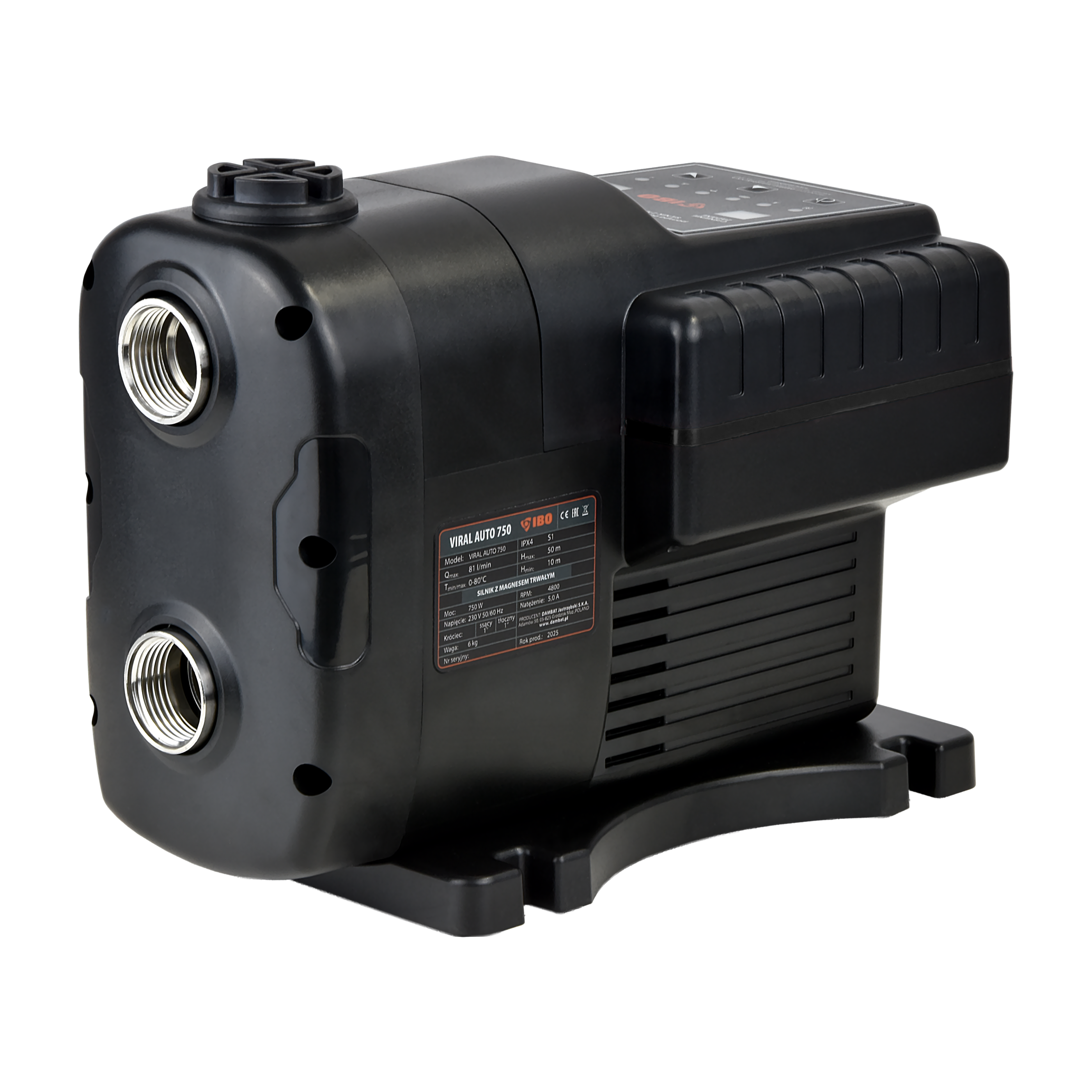 Virales Auto 750 (0,75 kW, 230 V) Pumpe mit Wechselrichter