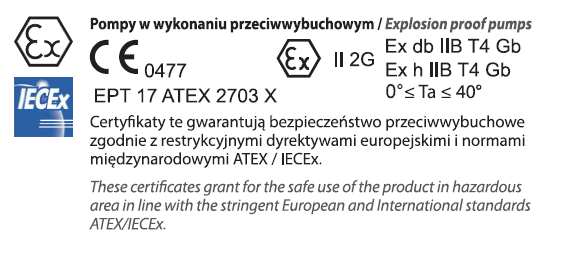 AT-EX 200/4/240 c.280 (26 kW, 400 V) Spezialpumpe mit ATEX-Zertifikat