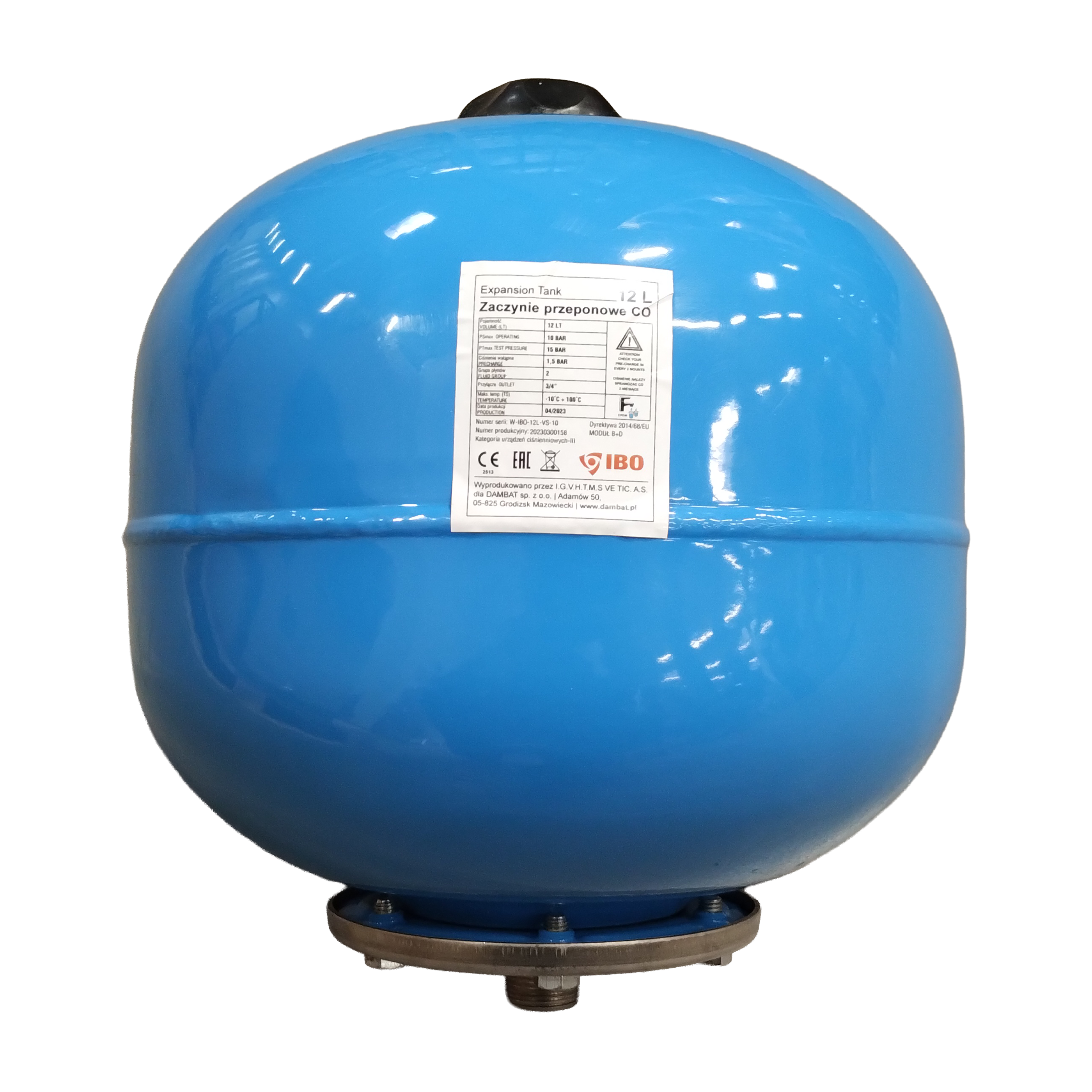 DHW Tank 12 Weiß/Sonne. IBO ITALY