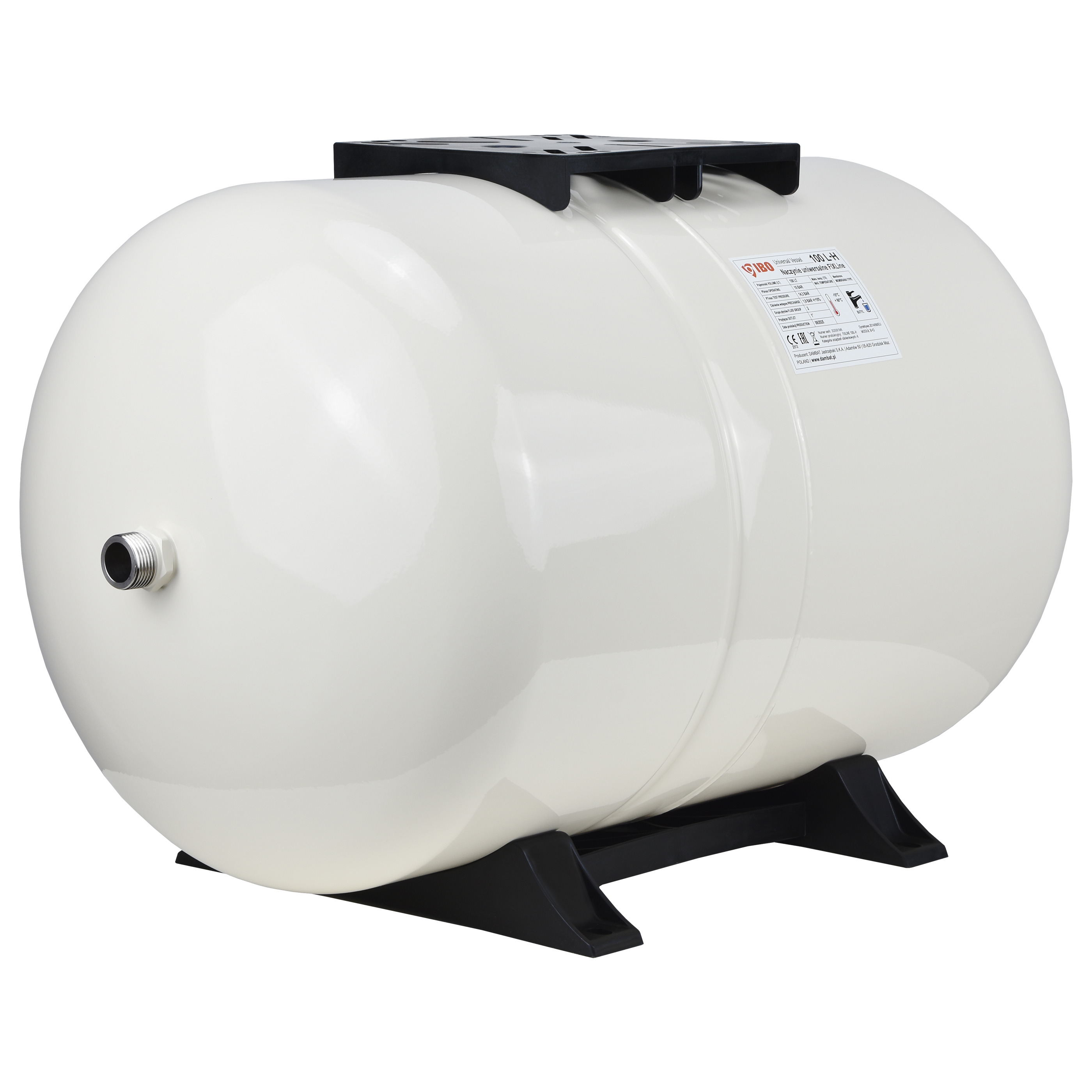 Naczynie membranowe FIXline 100L-H poziomie uniwersalne CO/CWU Naczynie membranowe FIXline 100L-H poziomie uniwersalne CO/CWU