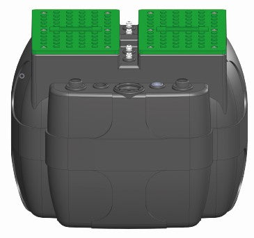 DRENO Box 600 L A + E3.1 (2x Kupplungsfuß 2 ") - interner Pumpstationstank