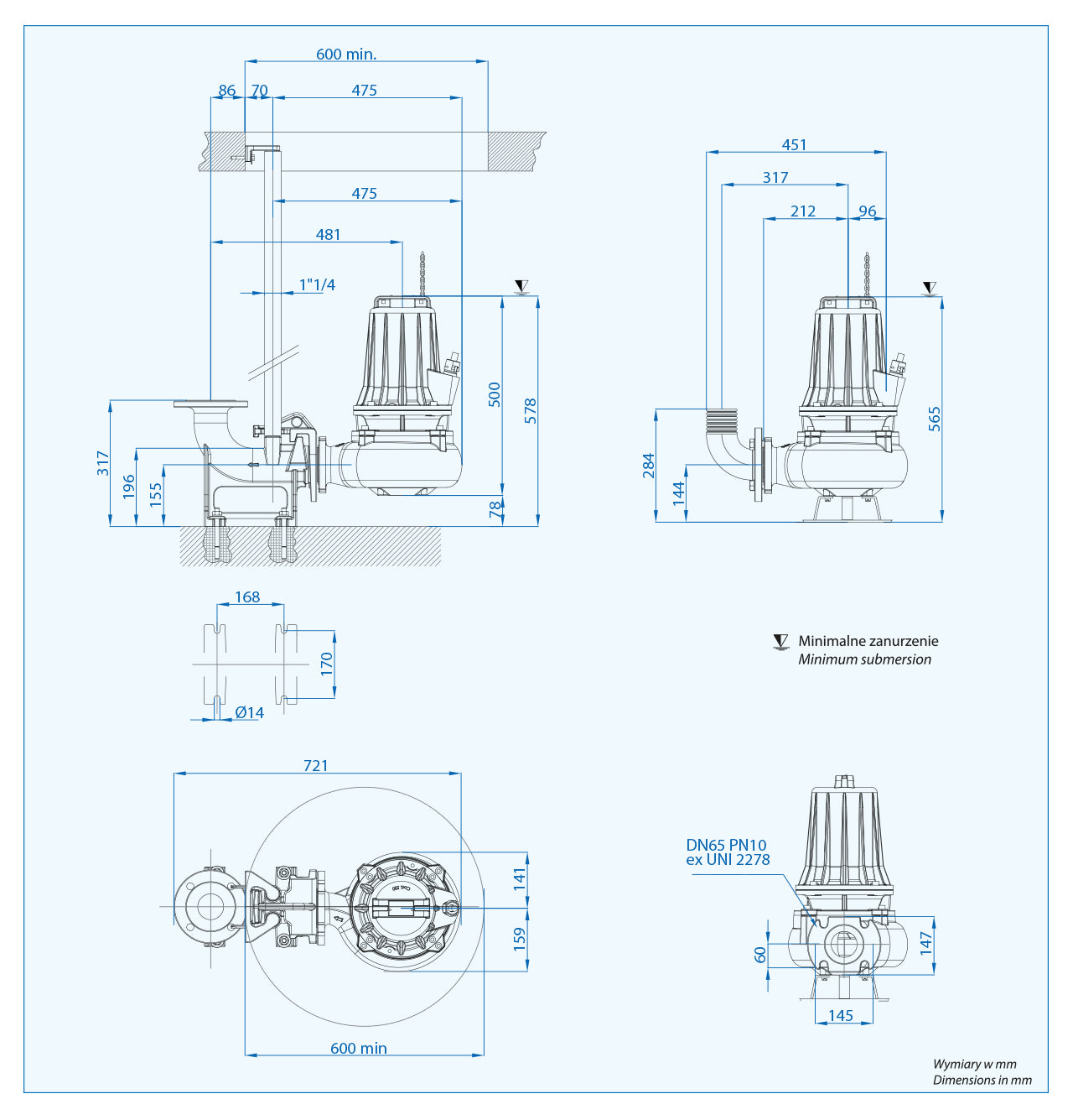 VT 65/4/125 C.342 (1,25 kW, 400 V) Spezifische Pumpe
