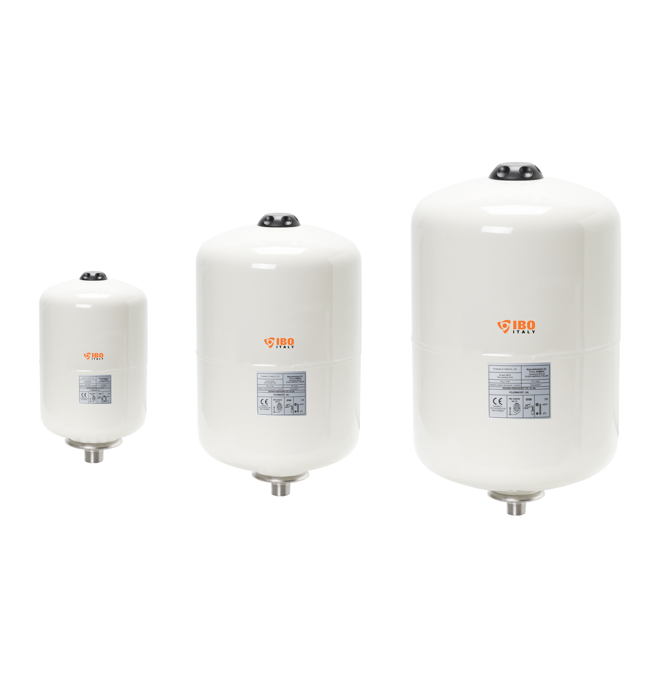 DHW Reservoir 19 Biały/Sonne. IBO ITALY