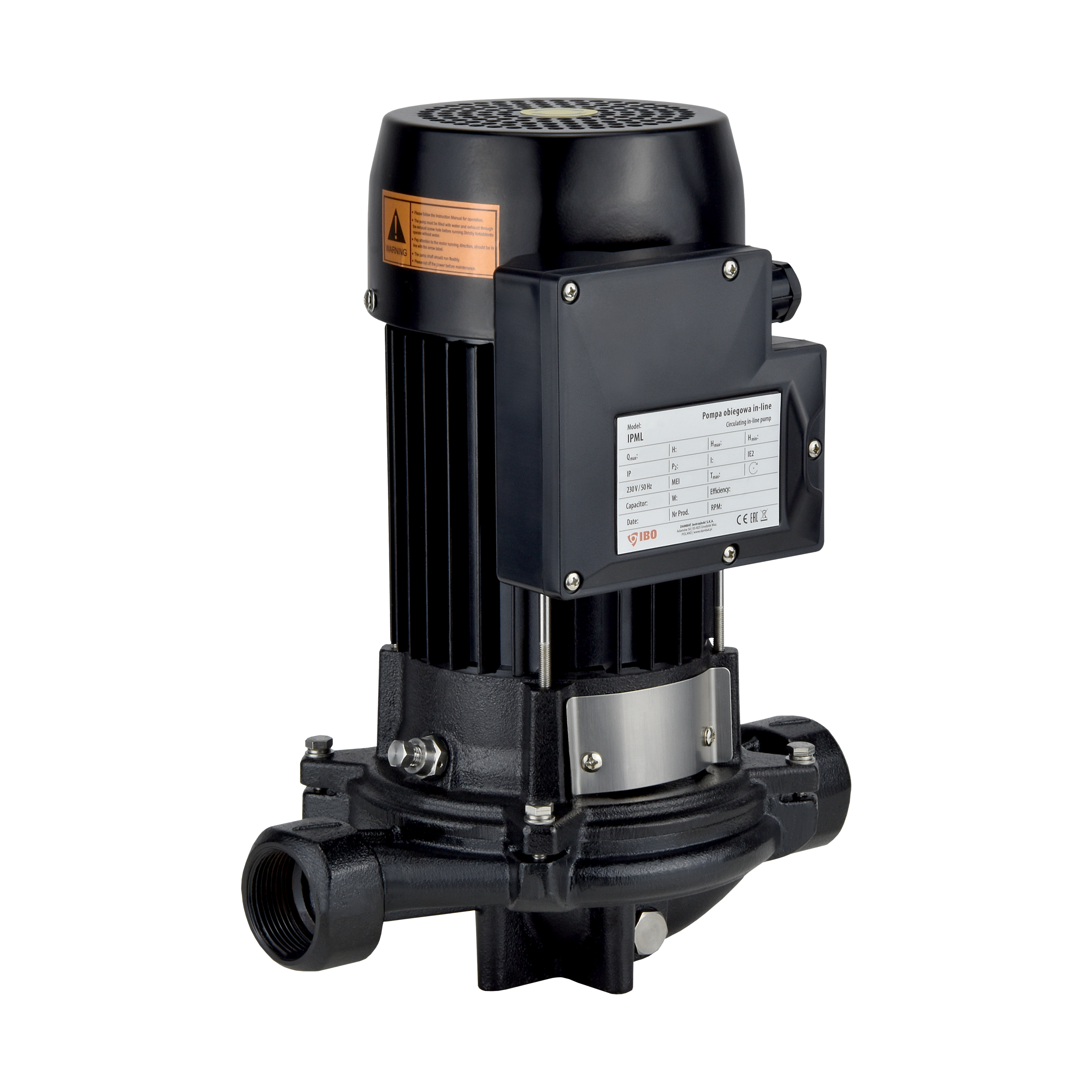 Umwälzpumpe IPML 32-18 (0,75 kW, 230 V).