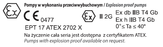 AT-EX 150/4/173 c.258 (7,5 kW, 400 V) Spezialpumpe mit ATEX-Zertifikat