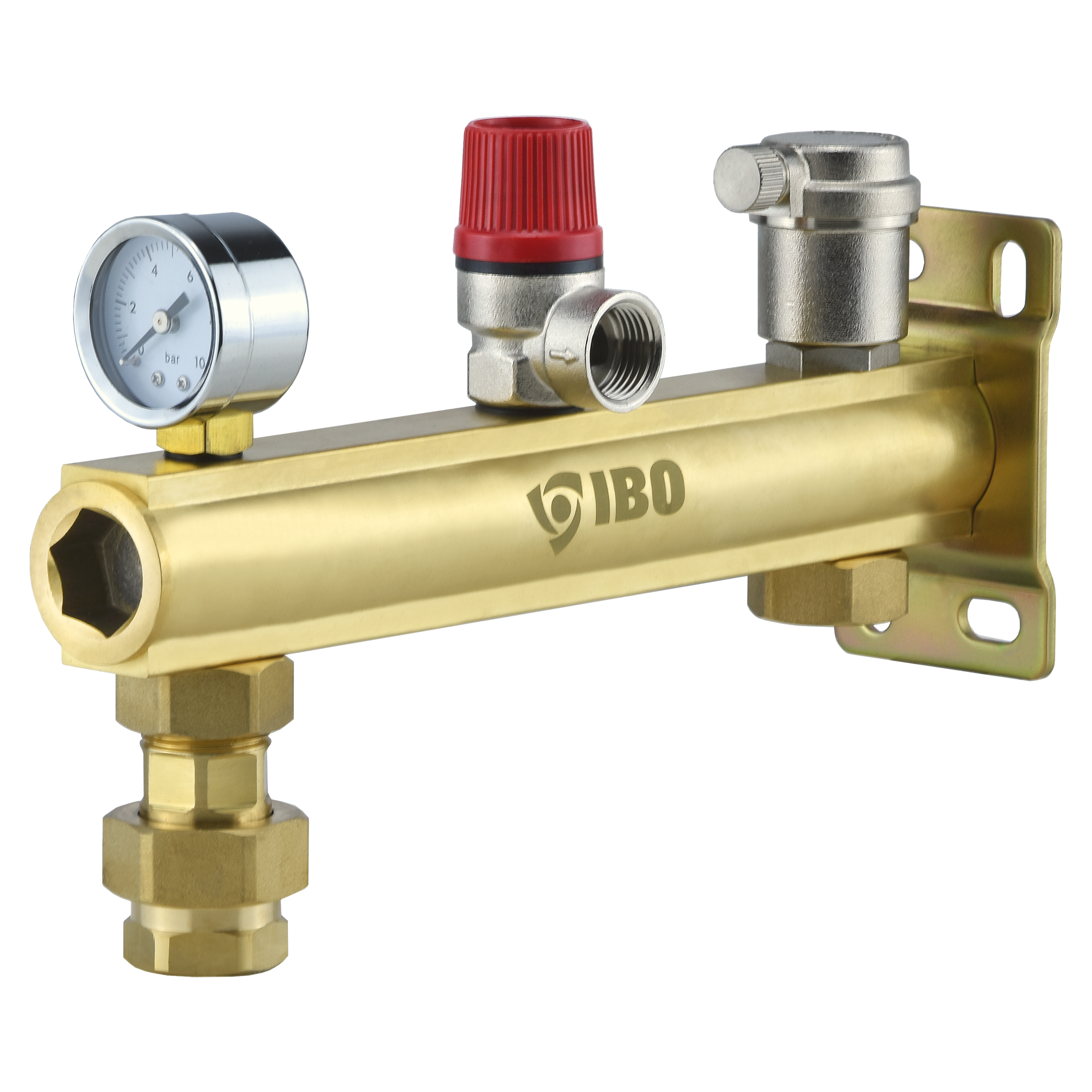 Grupa bezpieczeństwa - MGB mosiężna 6/10 bar Grupa bezpieczeństwa - MGB mosiężna 6/10 bar