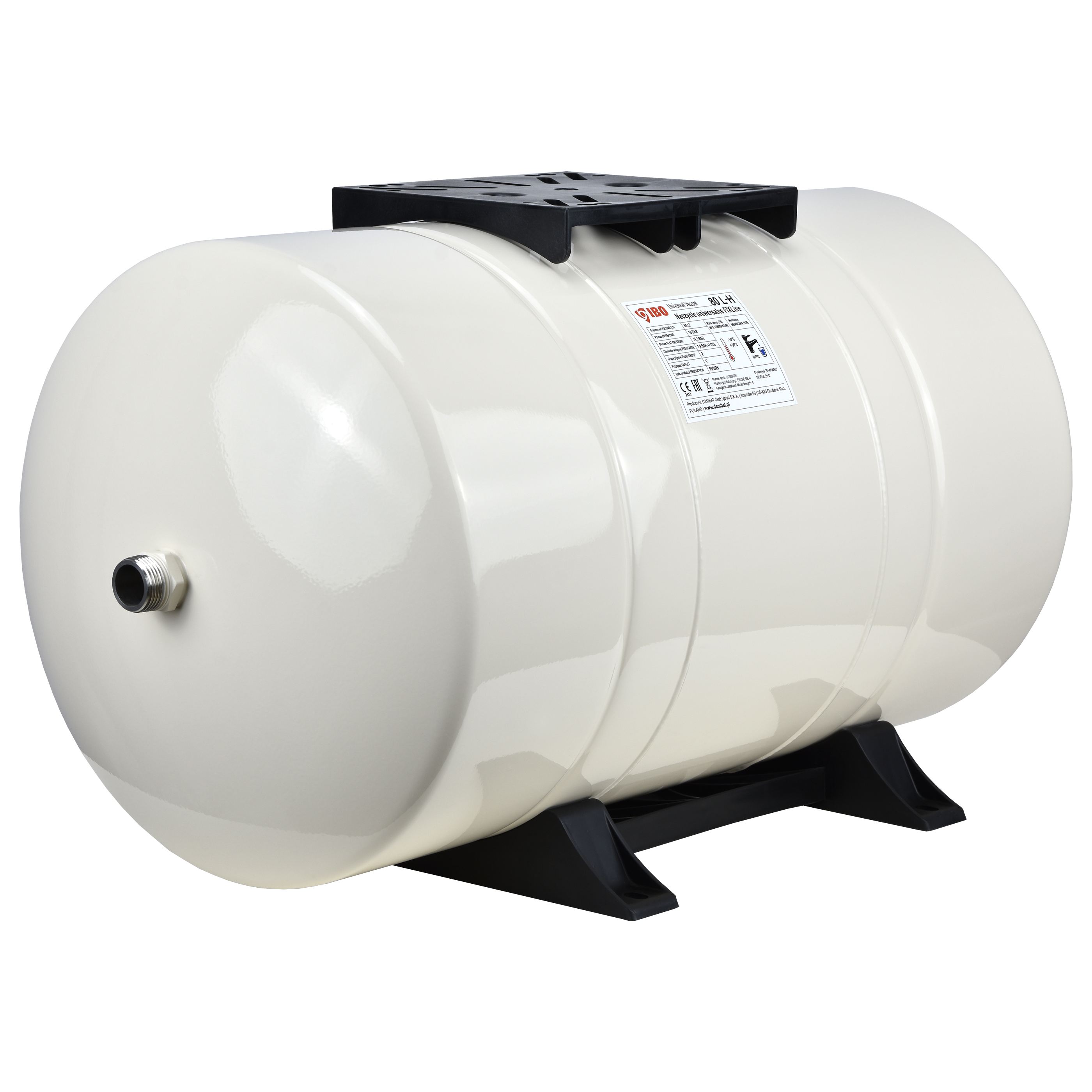 Naczynie membranowe FIXline 80L-H poziome uniwersalne CO/CWU Naczynie membranowe FIXline 80L-H poziome uniwersalne CO/CWU