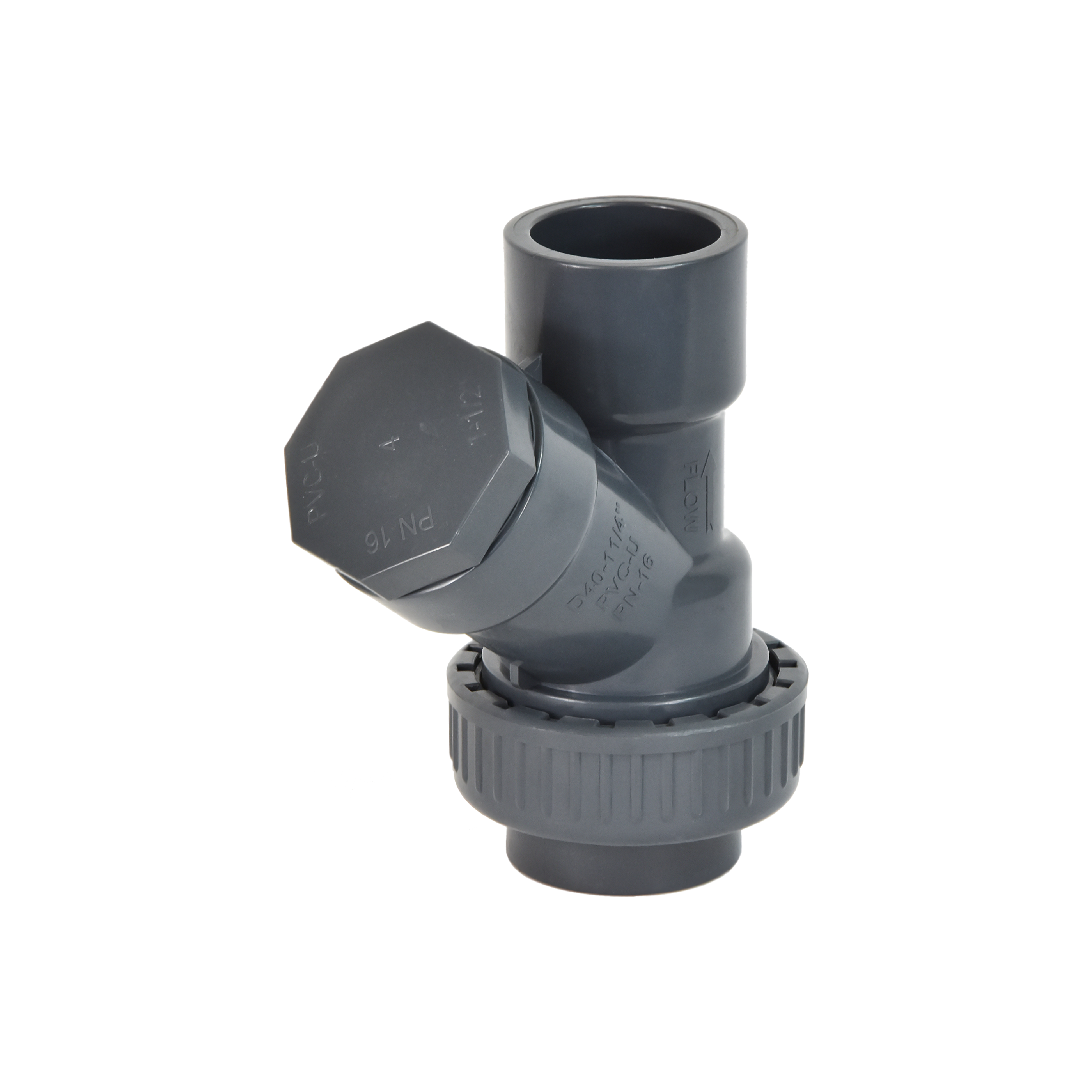 PVC DN32 Ball Check Ventil (Kleber)