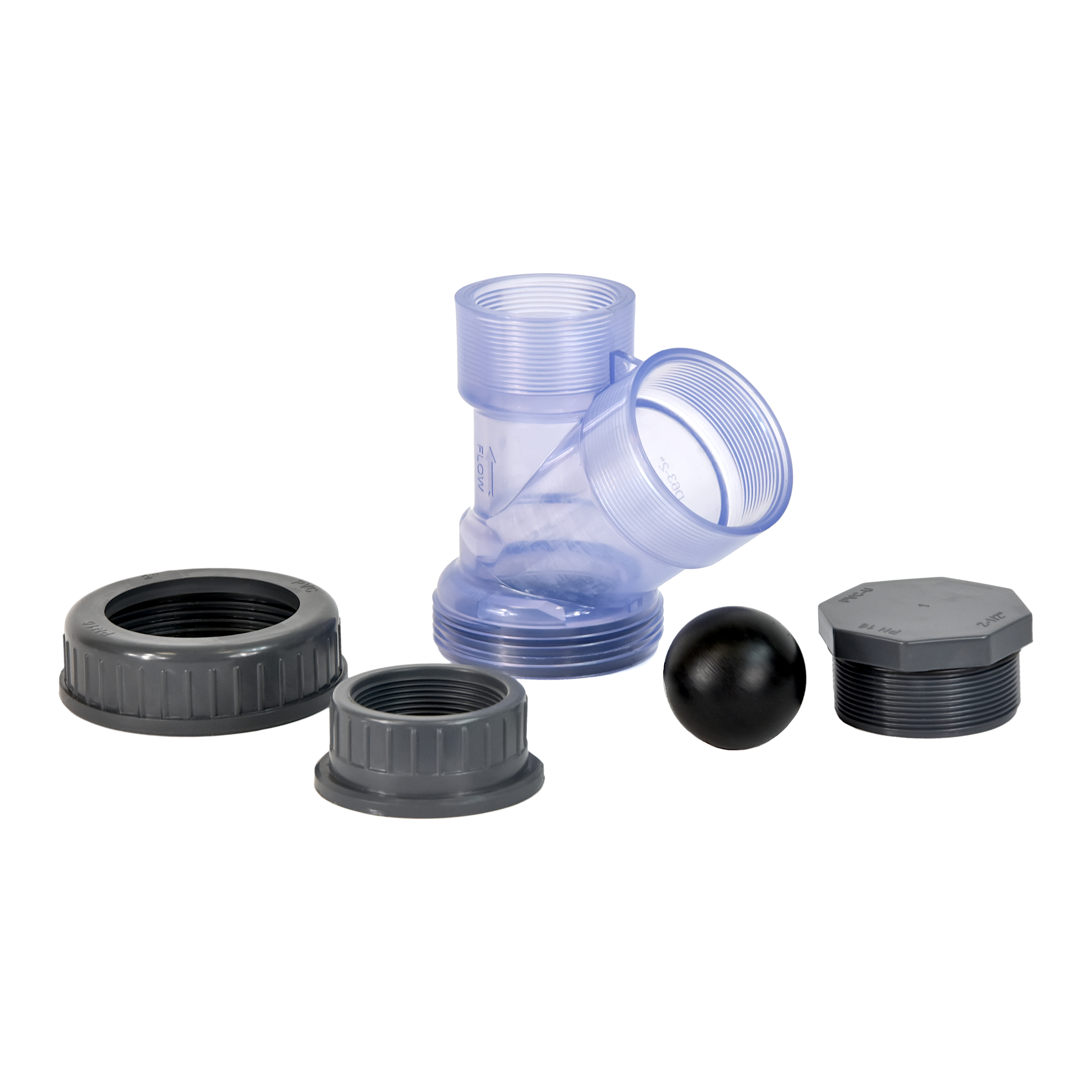 Kugelprüfventil PVC 2 "(Gewinde)