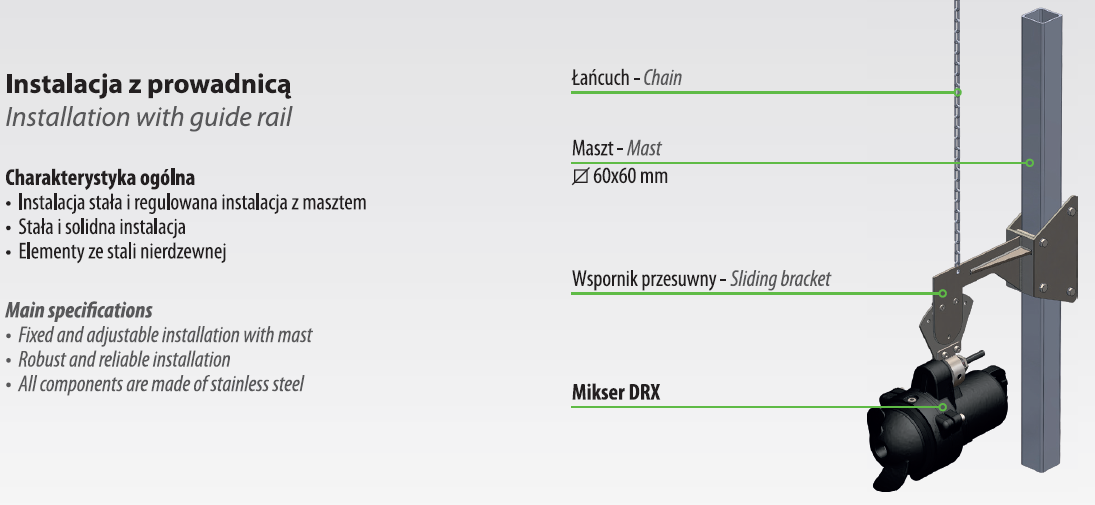 DRX 280-42/250 (2,5 kW, 400 V) Mixer