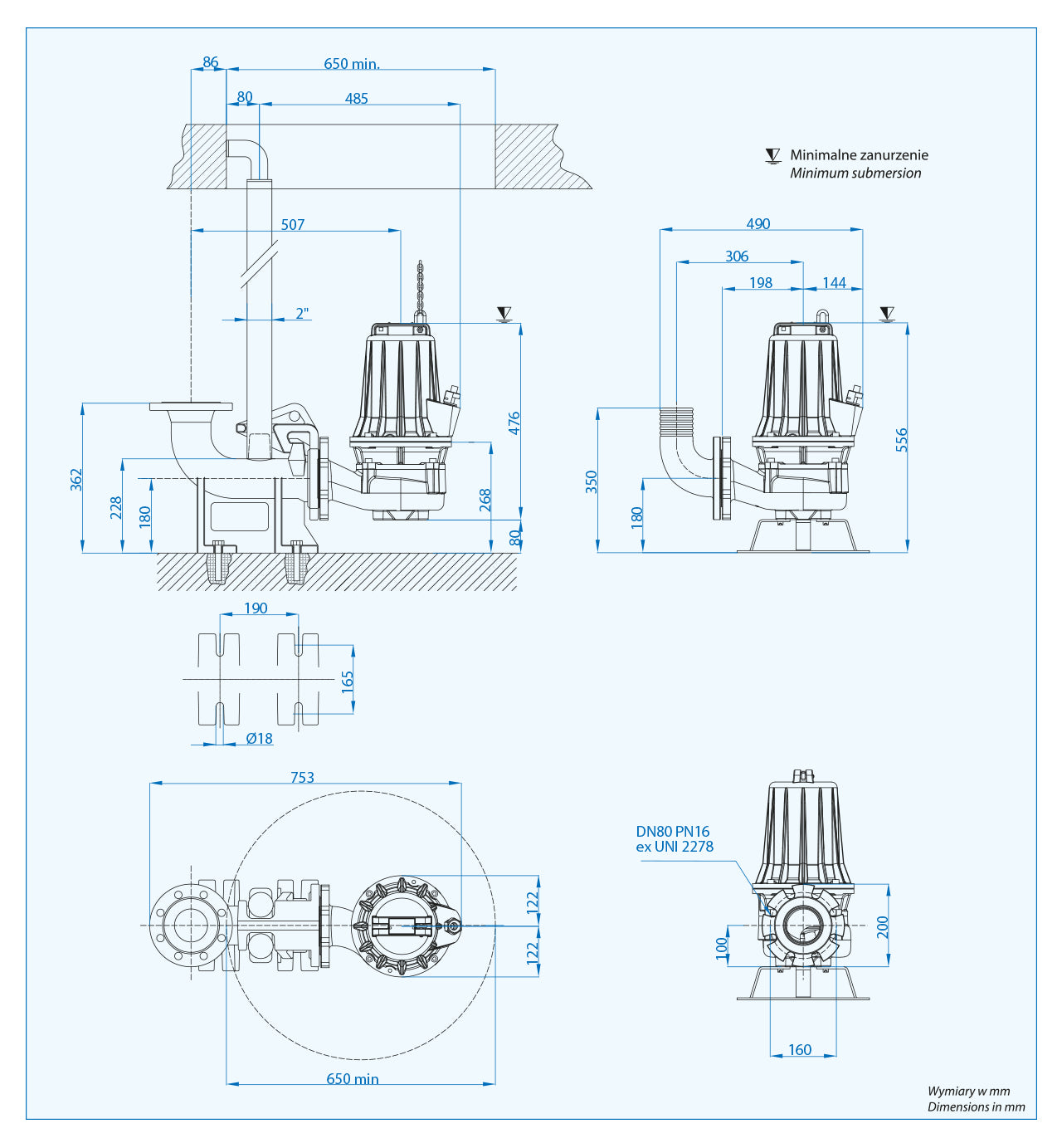 VT 80/2/152 C.347 (4,2 kW, 400 V) Spezifische Pumpe