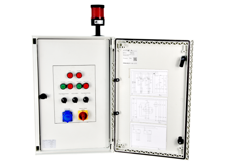 SPD -Kontrollgarderobe 2x1.5kW/400V+5p (LCP+GN230+Sockel)