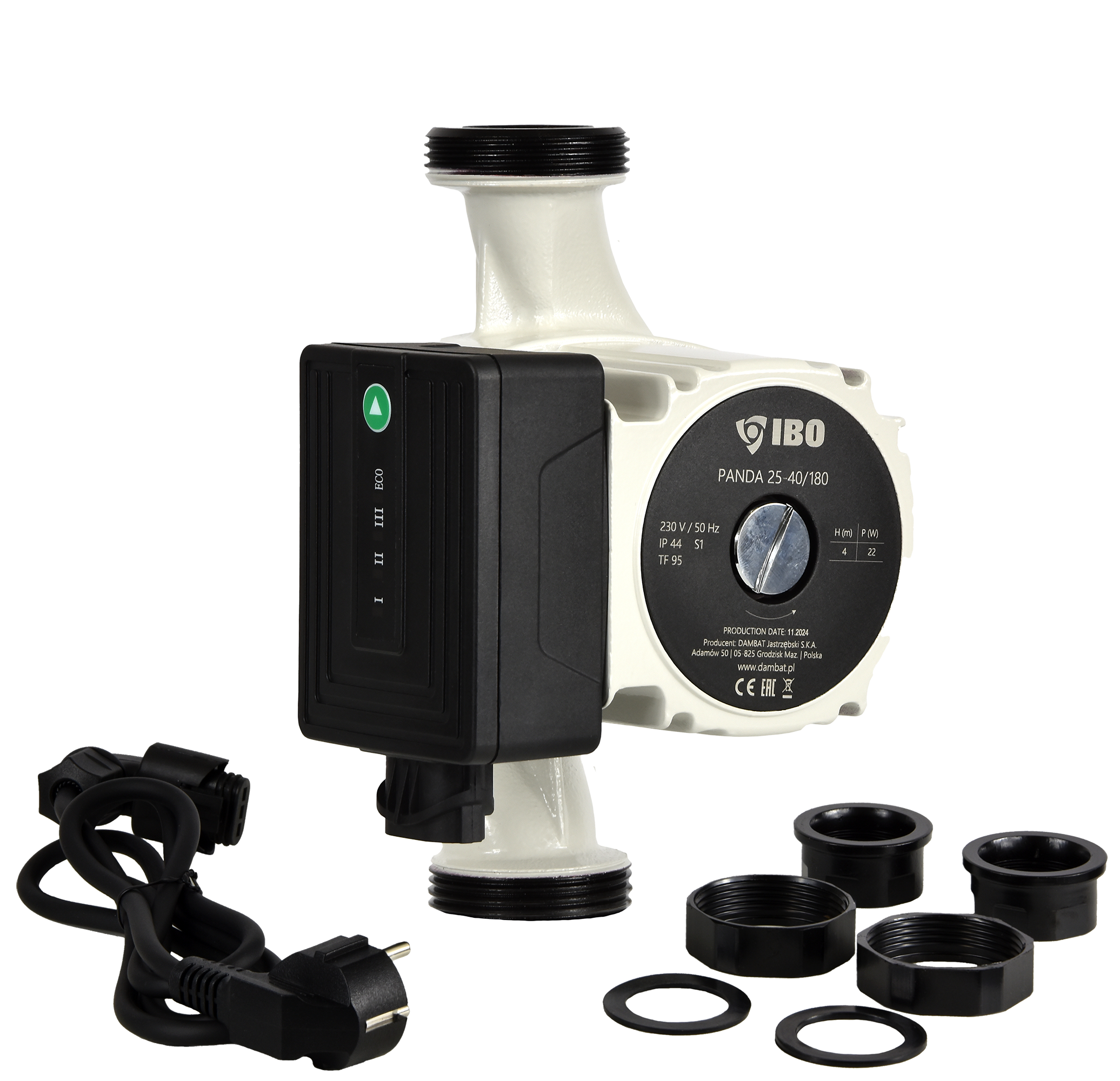 Panda 25-40/180 Zirkulationspumpe mit Schrauben