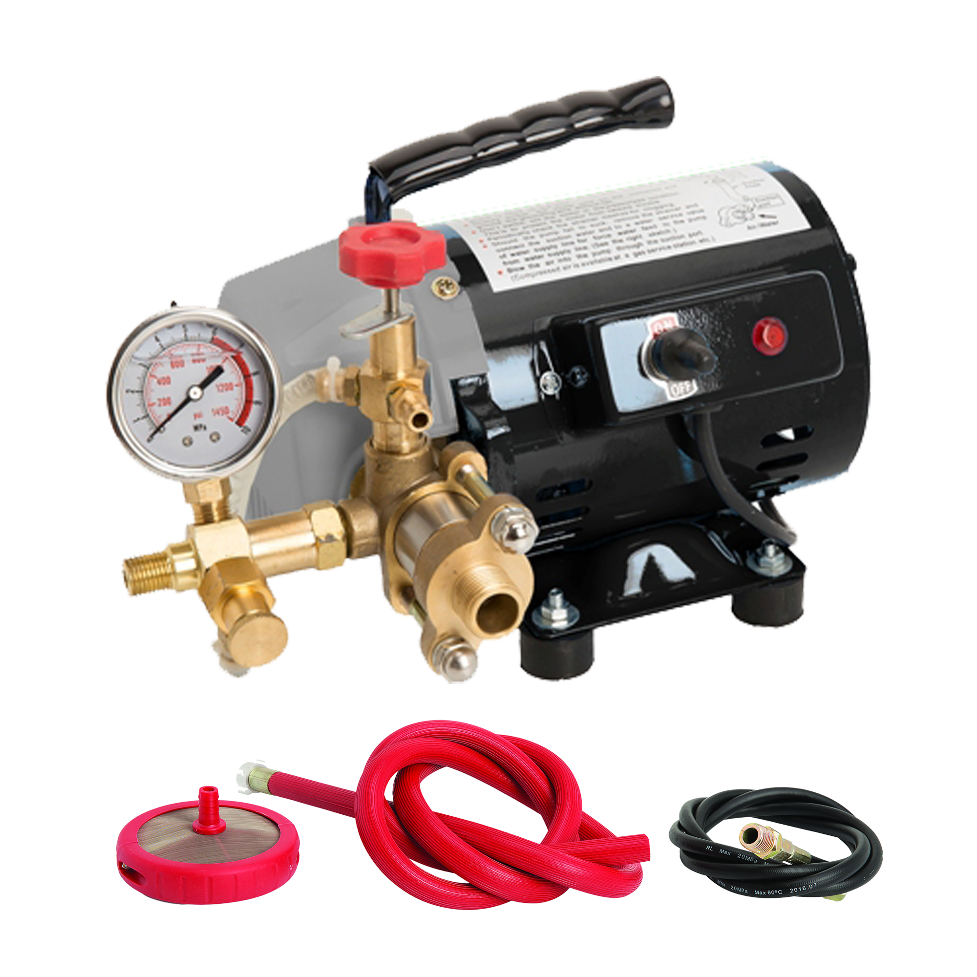 PR -Auto (0,25 kW, 230 V) Elektrikdrucktests PR -Auto (0,25 kW, 230 V) Elektrikdrucktests