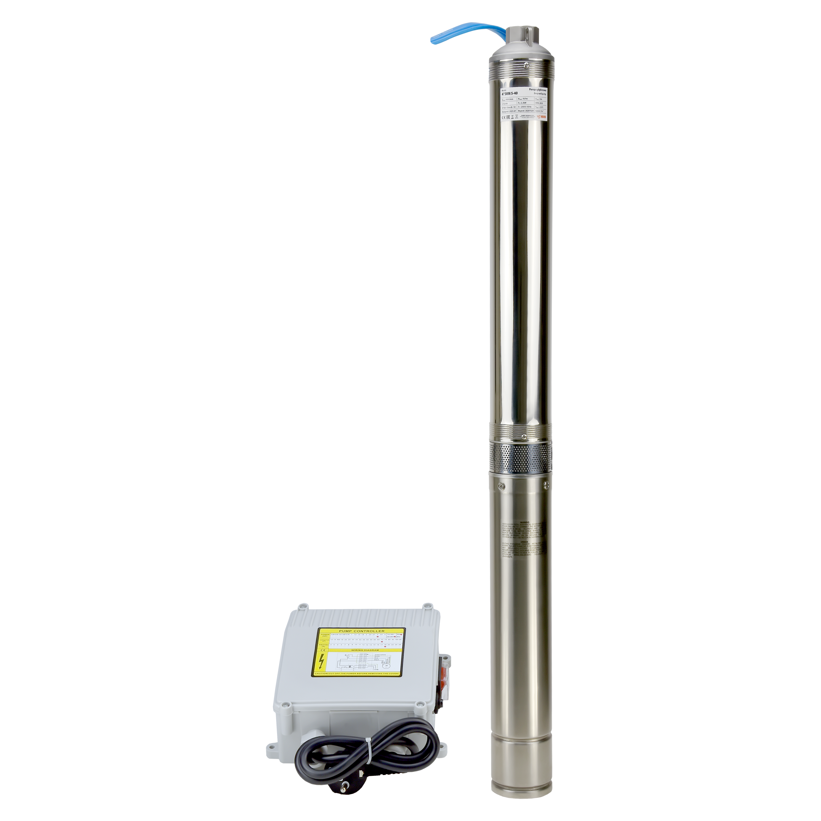 4" SVM 5-40 (2,2 kW, 230 V) pompa głębinowa z kablem 30m 4" SVM 5-40 (2,2 kW, 230 V) pompa głębinowa z kablem 30m