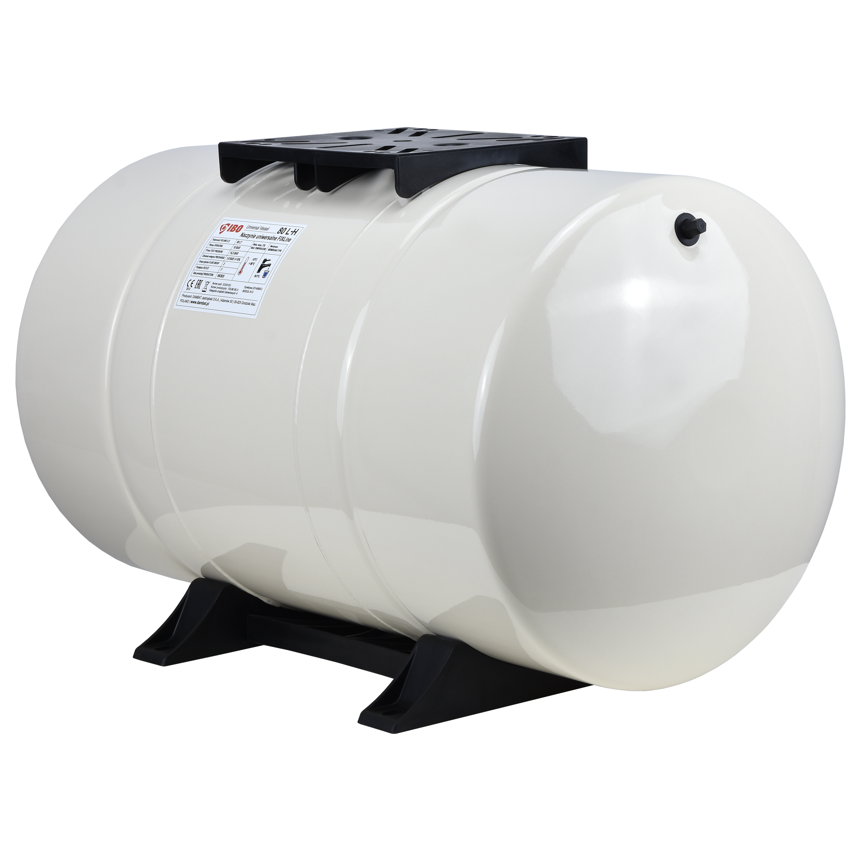 Naczynie membranowe FIXline 80L-H poziome uniwersalne CO/CWU Naczynie membranowe FIXline 80L-H poziome uniwersalne CO/CWU