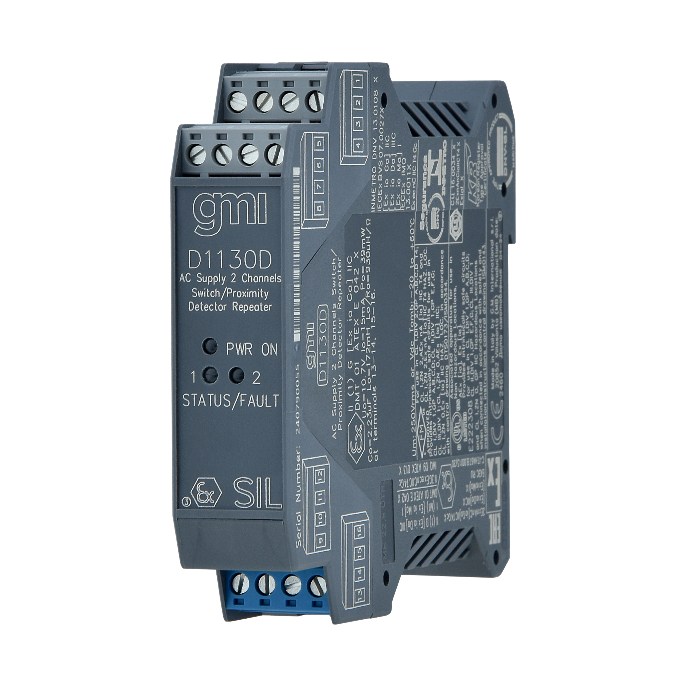 Relais (Ex-Schutzbarriere) EMS - EXI/2 für ATEX-Schwimmer