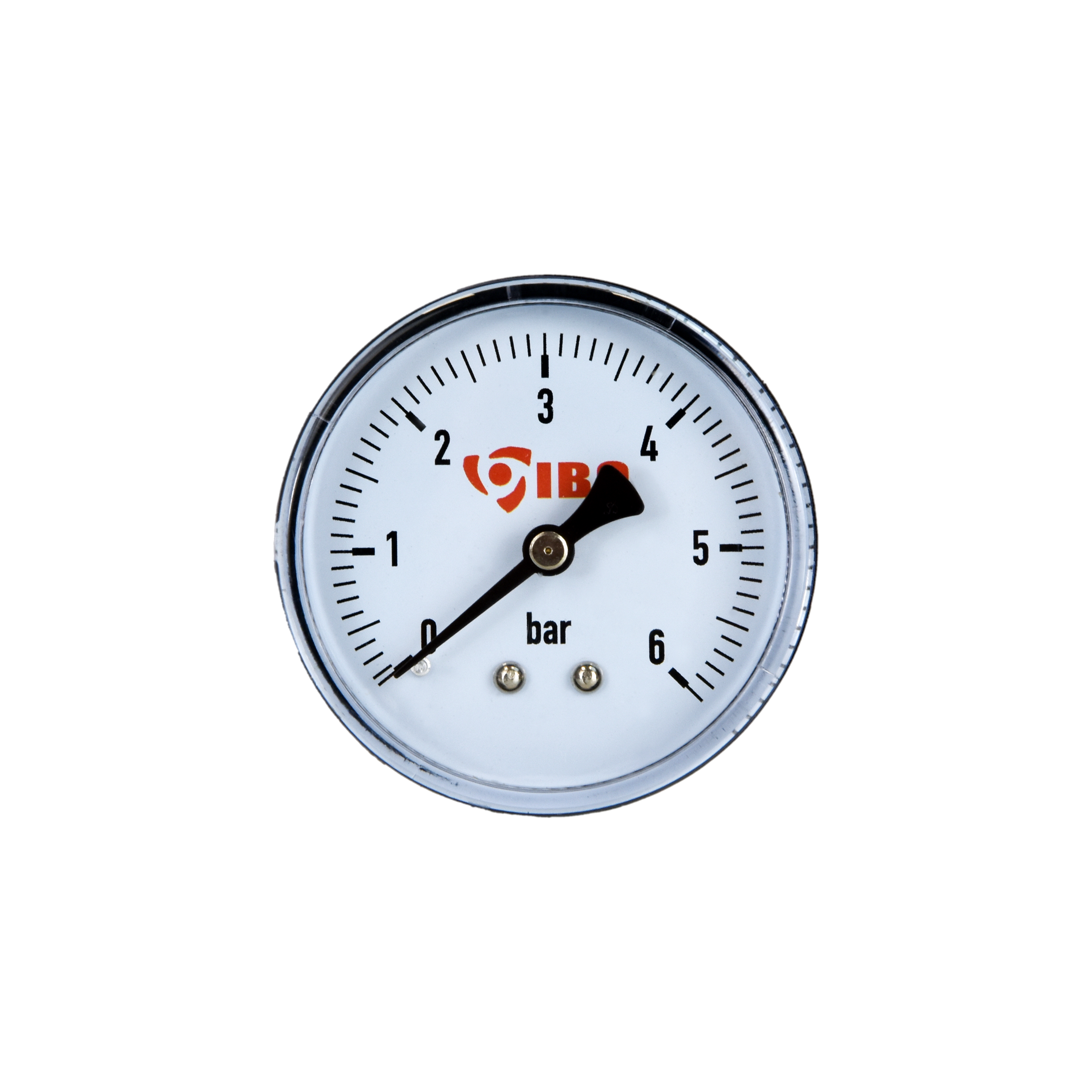 1/4 "axiale Druckanzeige, FI 60 mm, 0 ÷ 6bar
