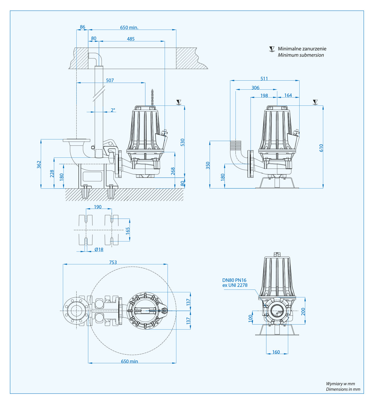 VT 80/2/173 c.359 (9,2 kW, 400 V) Spezifische Pumpe