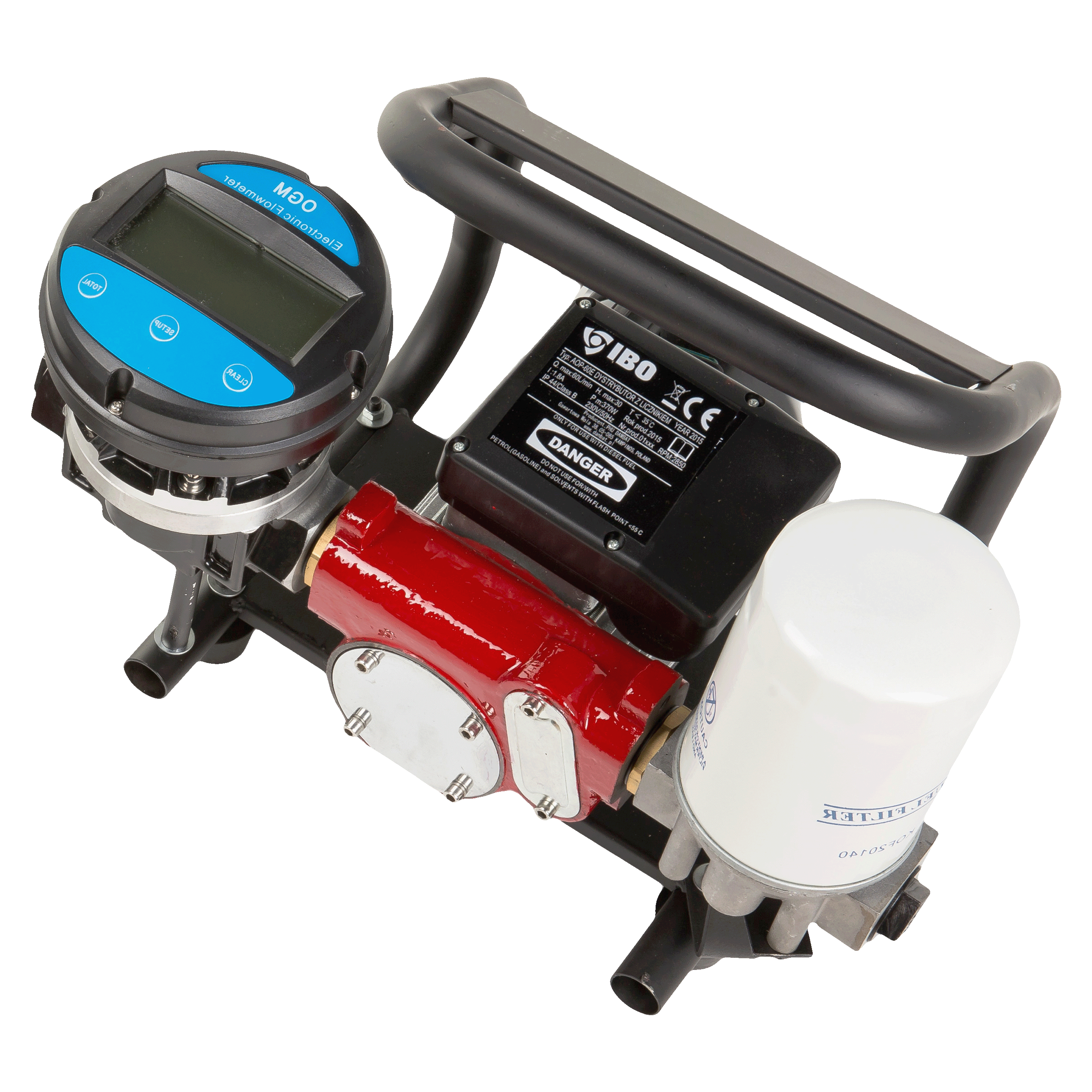 AOP 60E (0,37 kW, 230 V) Ölset mit einem elektronischen Messgerät