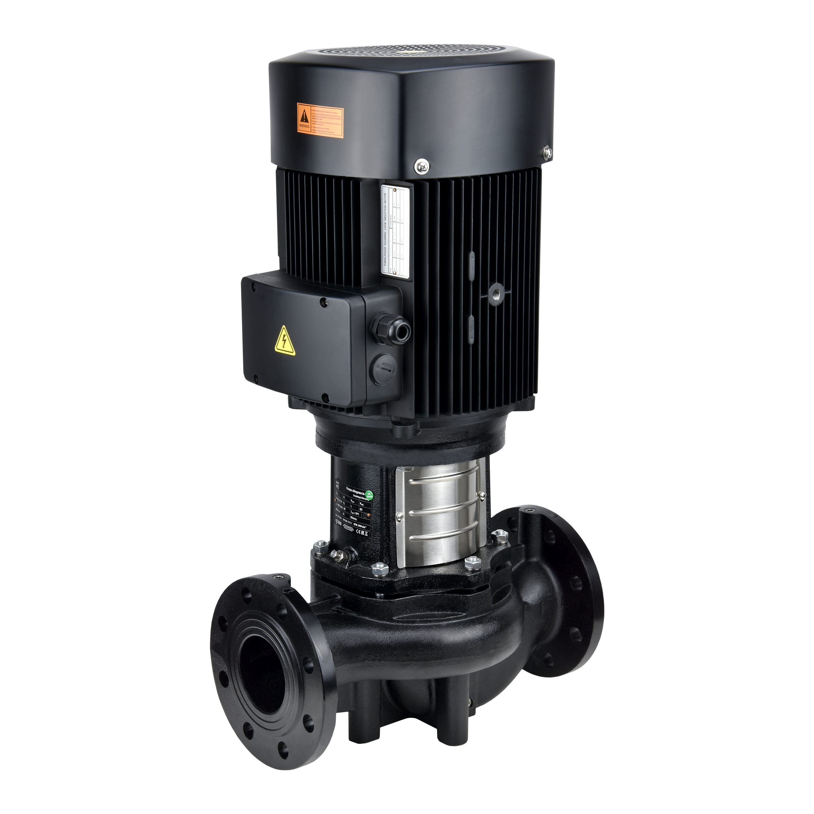 Umwälzpumpe IPTL 80-13 (3 kW, 400 V). Umwälzpumpe IPTL 100-40 (18,5 kW, 400 V).