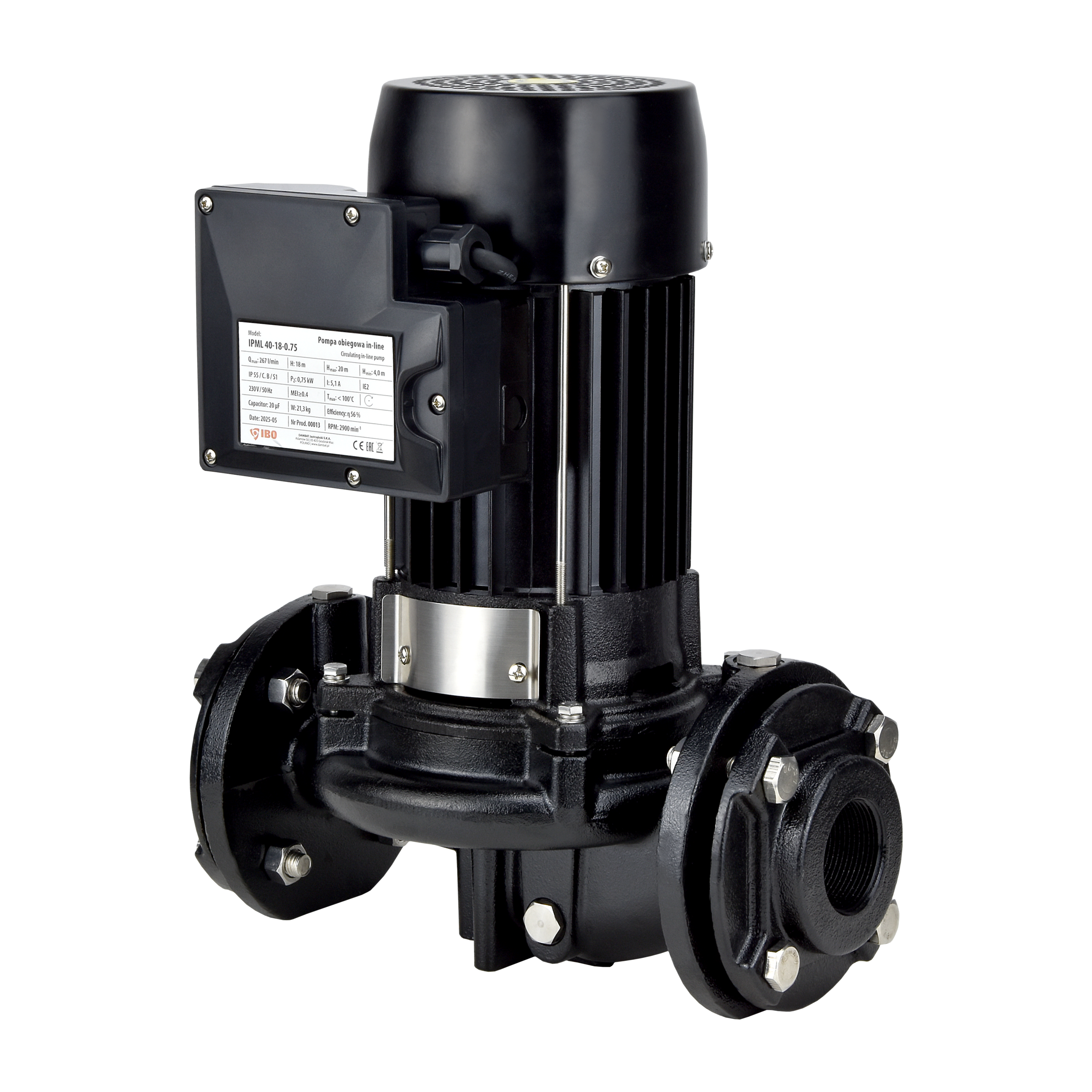 Umwälzpumpe IPML 50-17 (1,1 kW, 400 V).