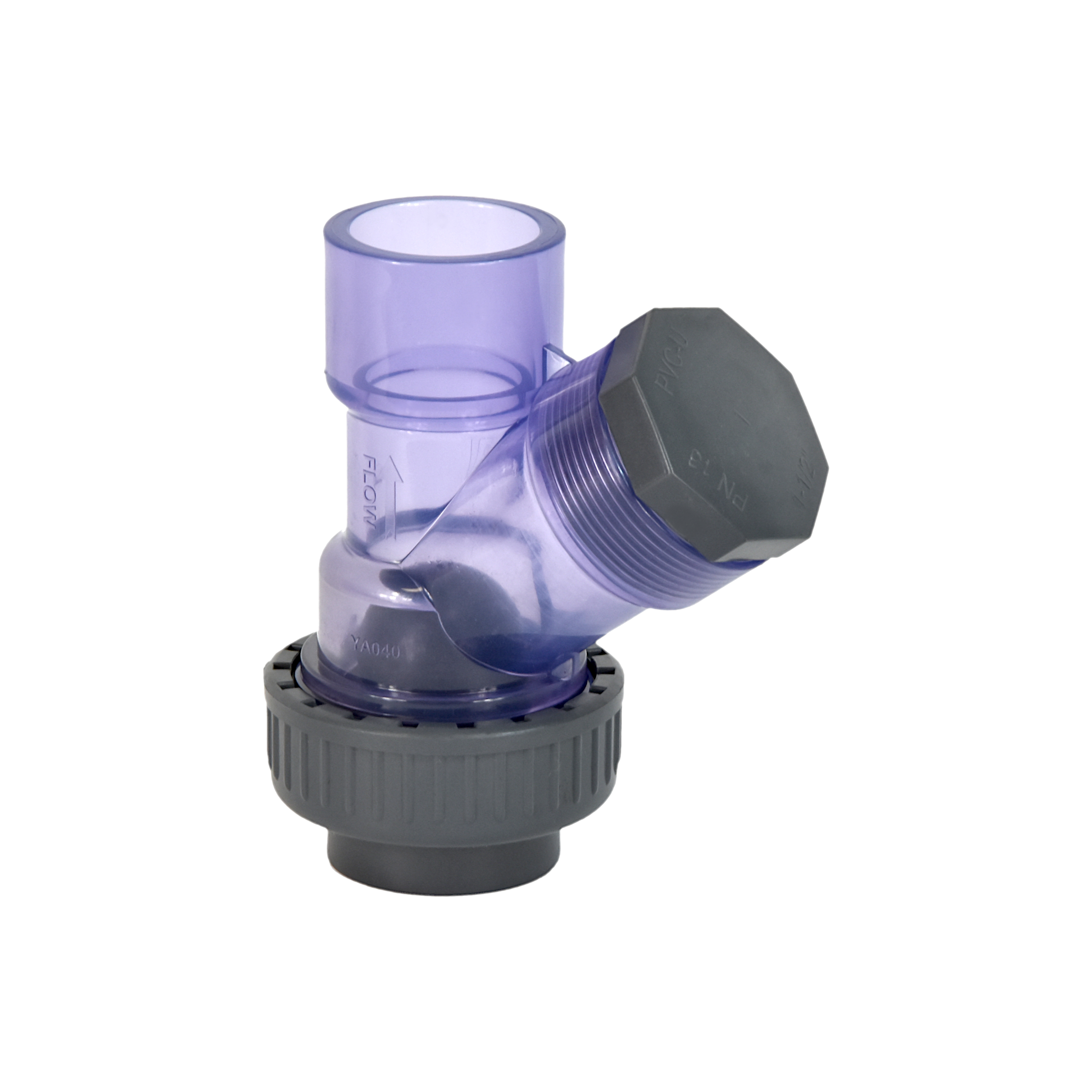 Kugelprüfventil zurückgegangen PVC DN32 (Kleber) Kugelprüfventil zurückgegangen PVC DN32 (Kleber)