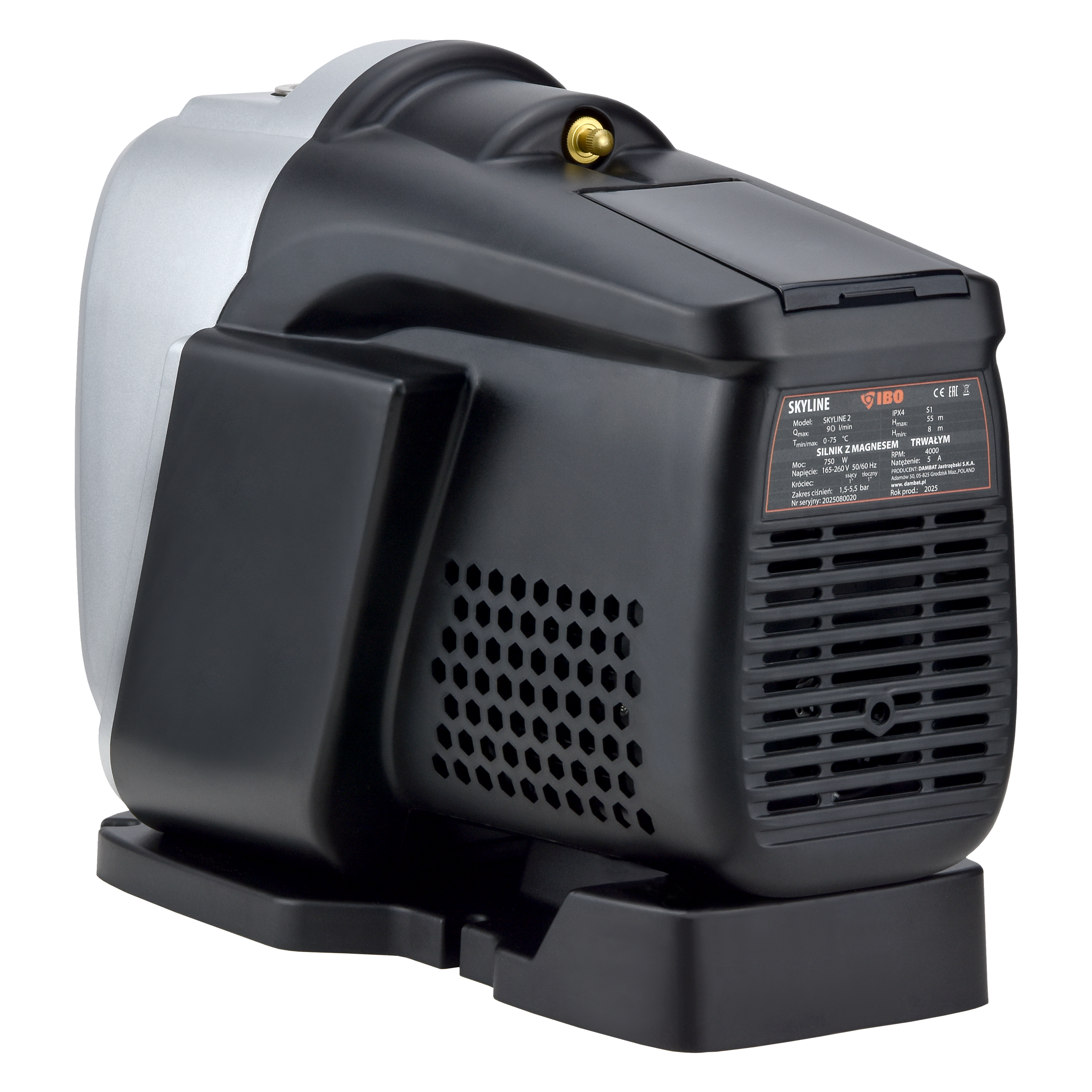 Pumpe SKYLINE 2 (0,75 kW, 240 V) mit Frequenzumrichter